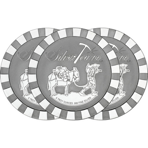 SilverTowne Stackables™ Trademark Prospector 5oz .999 Silver Medallion 3pc SilverTowne Stackables™ Trademark Prospector 5oz .999 Silver Medallion 3pc
