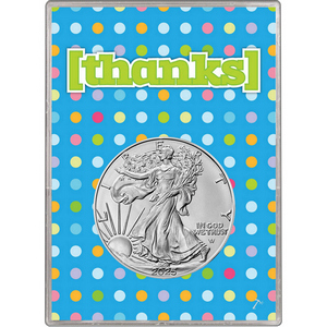 2025 Silver American Eagle BU in Thanks Gift Holder 2025 Silver American Eagle BU in Thanks Gift Holder