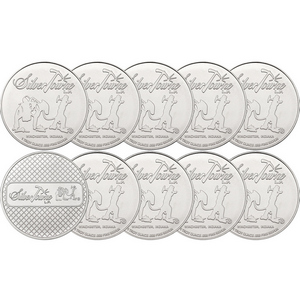 SilverTowne Prospector Waffleback Trademark Logo 1oz .999 Silver Medallion 10pc SilverTowne Prospector Waffleback Trademark Logo 1oz .999 Silver Medallion 10pc