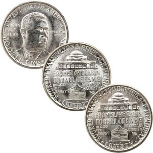 1946 P,D,S Booker T Washington Memorial Half Dollar BU Condition 3pc Set