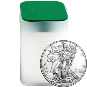 2018 Silver American Eagle BU 20pc Tube 2018 Silver American Eagle BU 20pc Tube