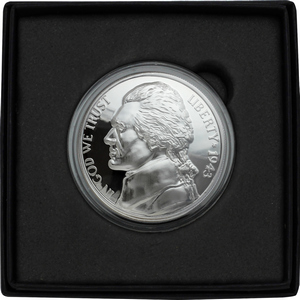 (2023) Jefferson Nickel American Legacy Collection 1oz Silver High Relief Domed Proof Round in Gift Box (2023) Jefferson Nickel American Legacy Collection 1oz Silver High Relief Domed Proof Round in Gift Box