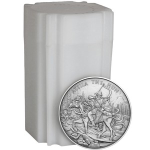 Attila The Hun Legendary Warriors Series Silver 1oz .999 Medallion 20pc Attila The Hun Legendary Warriors Series Silver 1oz .999 Medallion 20pc