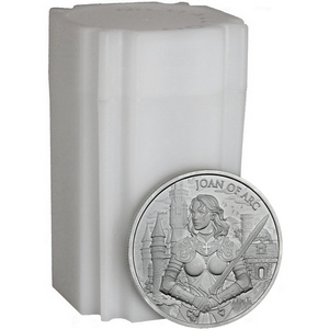 Joan of Arc Legendary Warriors Series 1oz .999 Silver Medallion 20pc