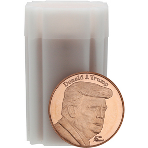 Donald Trump 47th President 1oz .999 Fine Copper Medallion 20pc Donald Trump 47th President 1oz .999 Fine Copper Medallion 20pc