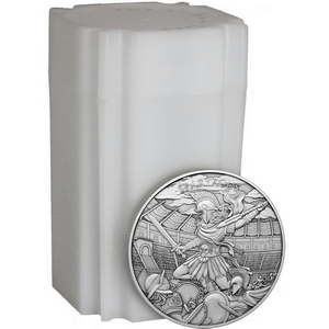Spartacus Legendary Warriors Series 1oz .999 Silver Medallion 20pc Spartacus Legendary Warriors Series 1oz .999 Silver Medallion 20pc