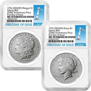 1776-2026 W Silver American Eagle Liberty Bell 250th Anniversary Privy Coin PF69 UC ER NGC Blue Label 1776-2026 W Silver American Eagle Liberty Bell 250th Anniversary Privy Coin PF69 UC ER NGC Blue Label
