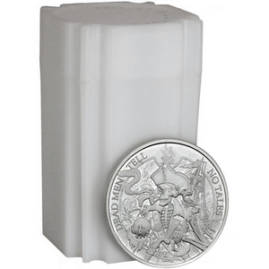 Dead Men Tell No Tales Silver 1oz .999 Medallion 20pc Dead Men Tell No Tales Silver 1oz .999 Medallion 20pc