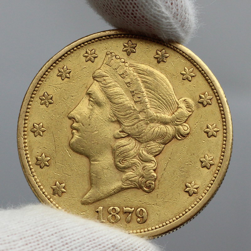 1879 S $20 Liberty Gold Coin VF/XF | SilverTowne