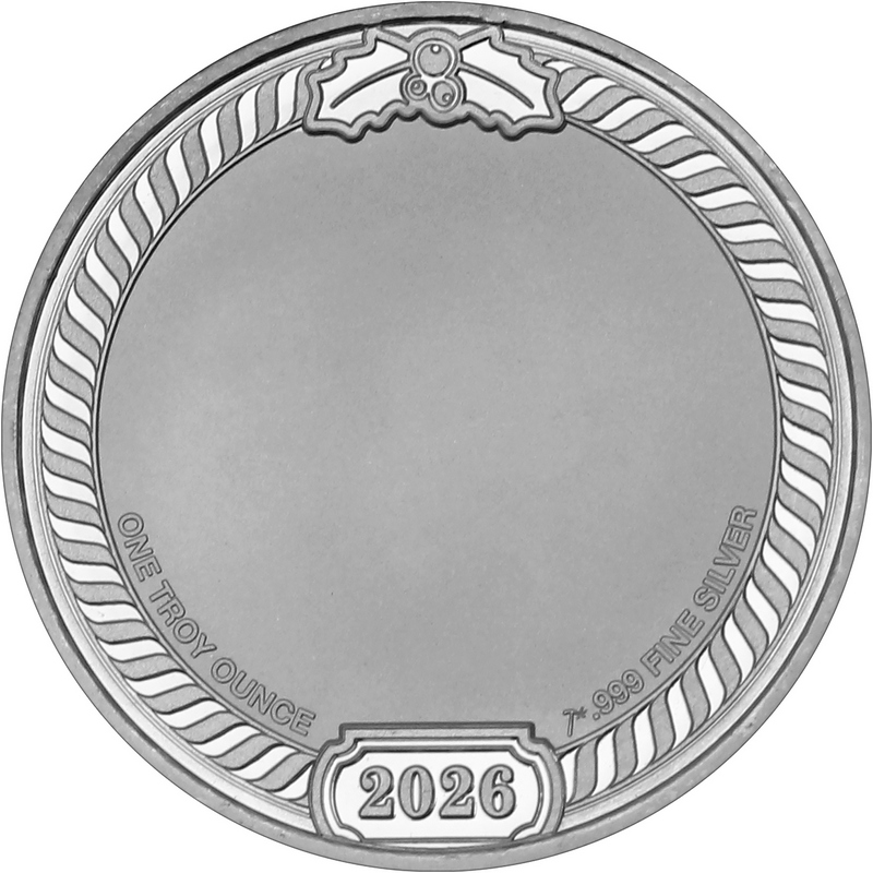 2026 I Love You Snow Much! Snowman 1oz .999 Silver Medallion in