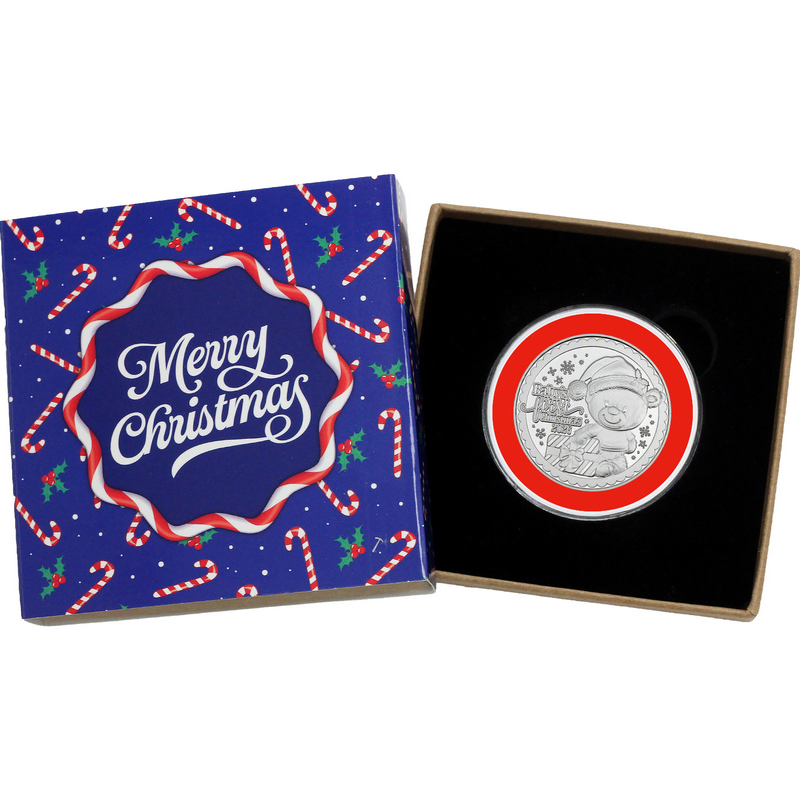 2026 Happy Hanukkah 1 oz .999 Silver Medallion in Gift Box