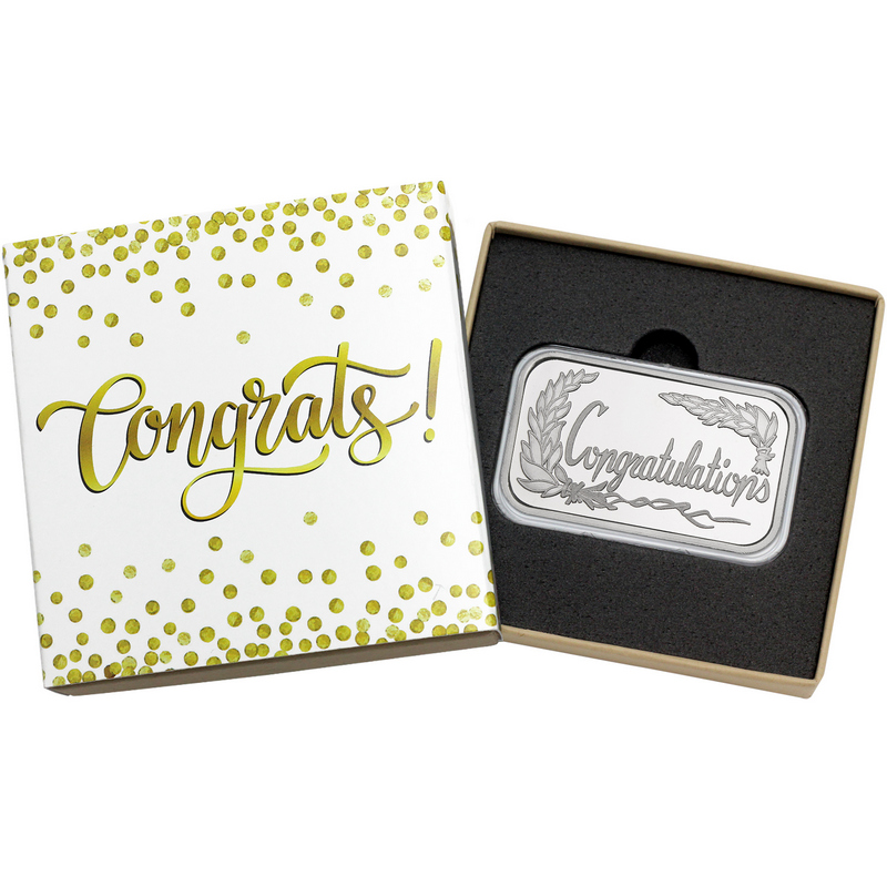 Congratulations Script Currency Enclosure - Pink Congratulations Script Currency Enclosure - Pink