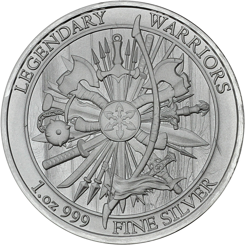Arminius 1 oz .999 Fine Silver Round – Legendary Warriors Series