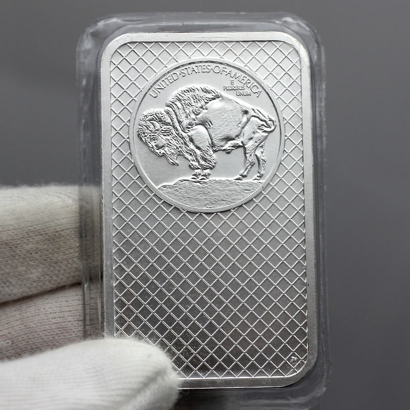 5 oz .999 Fine Silver Bar Buffalo Replica Design | SilverTowne