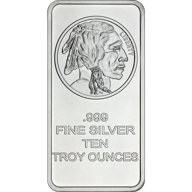 1 oz .999 Silver Bars SilverTowne Trademark Logo Design