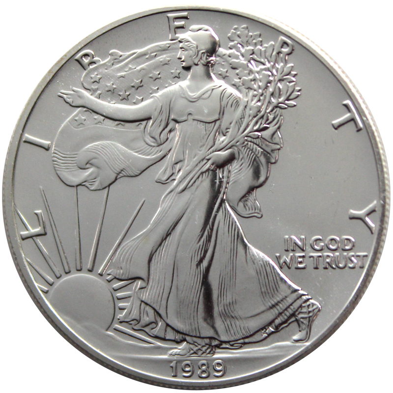 1993 Silver American Eagle BU Coin | SilverTowne