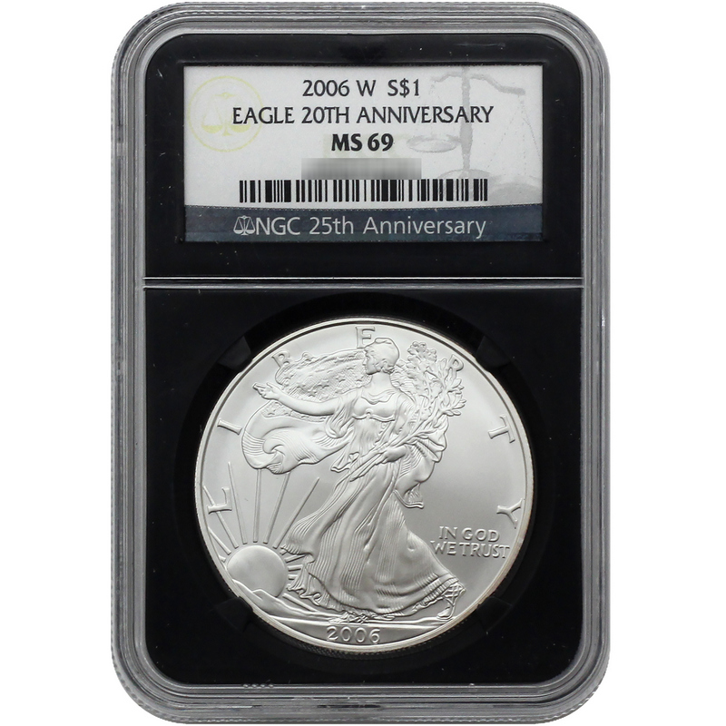 2006 SAE 20th Anniversary Set MS69 NGC | SilverTowne