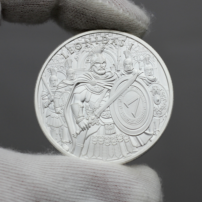 Leonidas I Legendary Warriors 1oz .999 Silver Medallion | SilverTowne