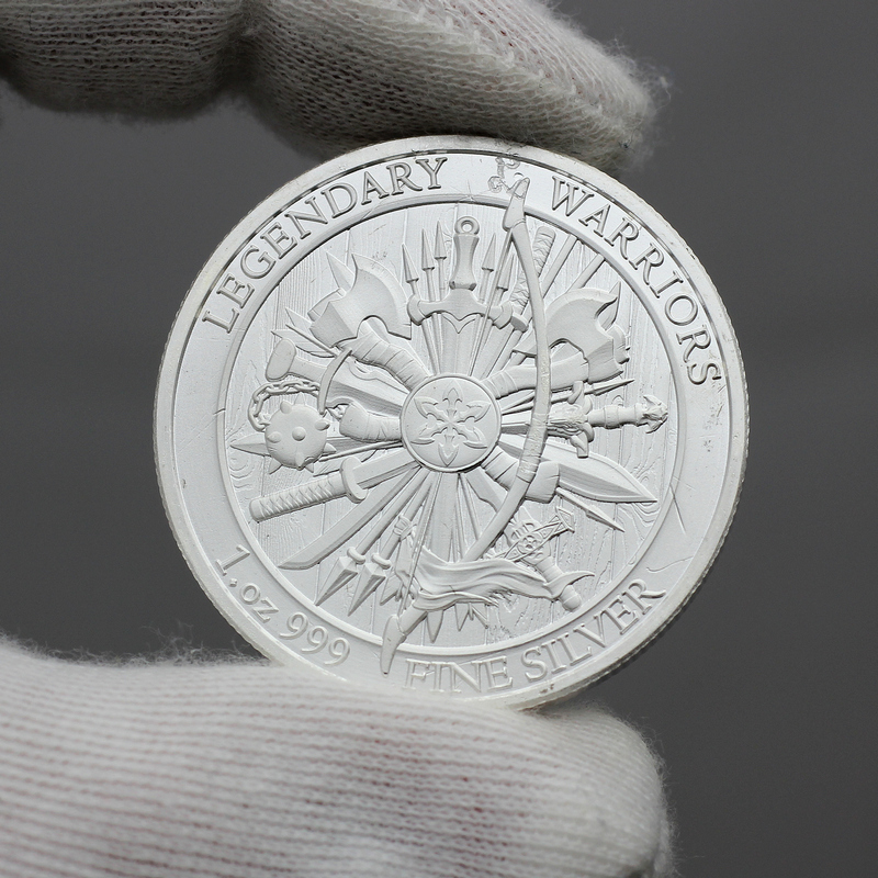 Leonidas I Legendary Warriors 1oz .999 Silver Medallion | SilverTowne