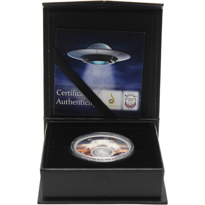 Built By Aliens: Egyptian Pyramids 1oz Proof Coin | SilverTowne