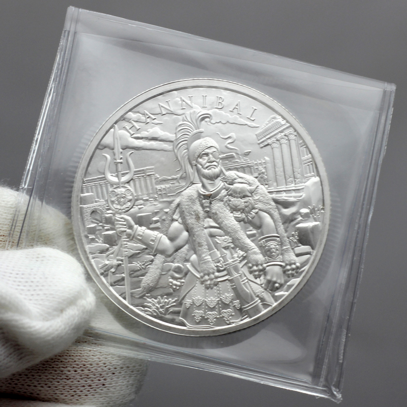 Hannibal Legendary Warriors Series 1oz .999 Silver Round