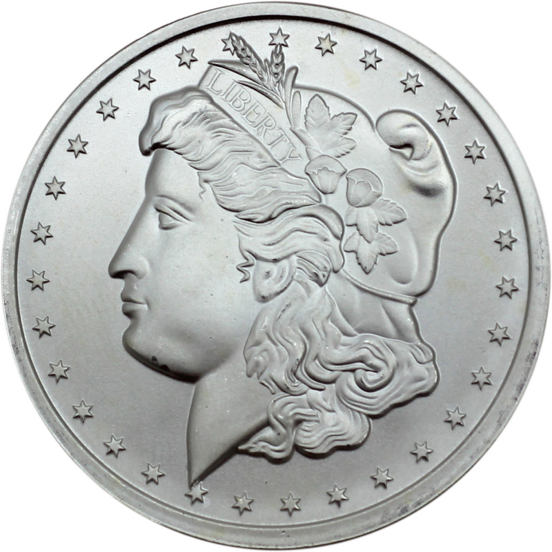 Morgan Dollar 1oz .9999 Silver Medallion | SilverTowne