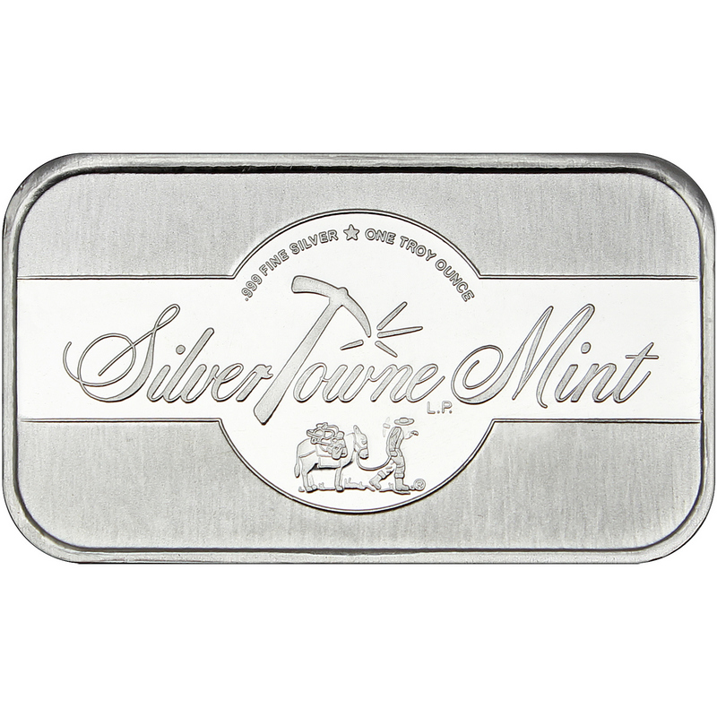 SilverTowne Logo 1oz .999 Fine Silver Bar LOT OF 3 