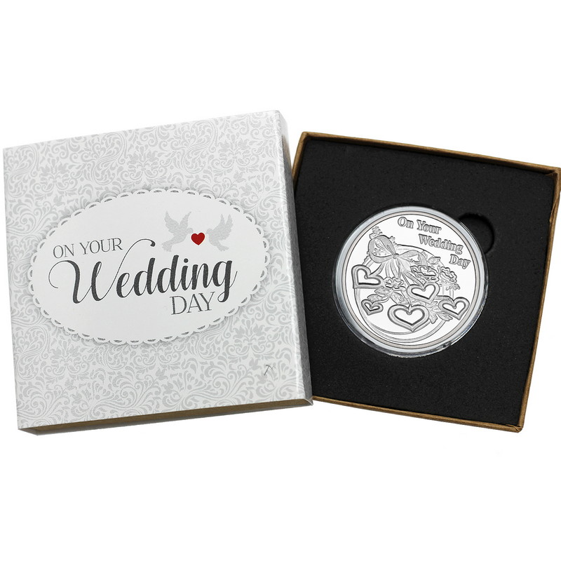 コレクション  Wedding Crownsiiver Coin On Your Wedding Day Hearts 1oz 999 Silver Round | SilverTowne