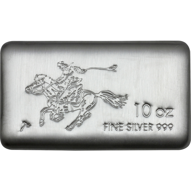 ちょっぴー 10oz Cast Pony Silver Bar 999 Fine Silver | SilverTowne
