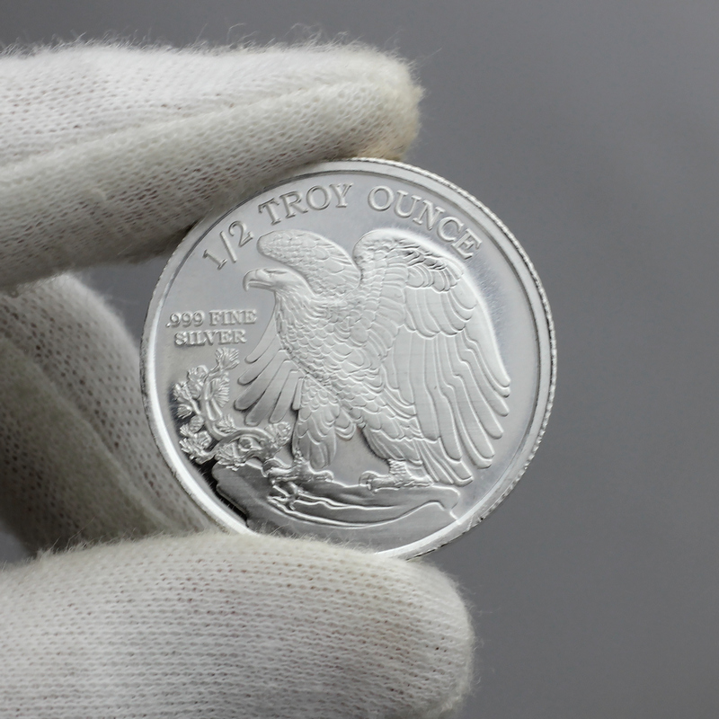 Walking Liberty Replica 1/2oz Silver Medallion Bullion | SilverTowne