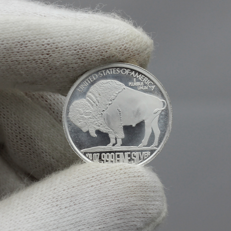 Buffalo Replica 1/10oz Silver Medallion Bullion | SilverTowne