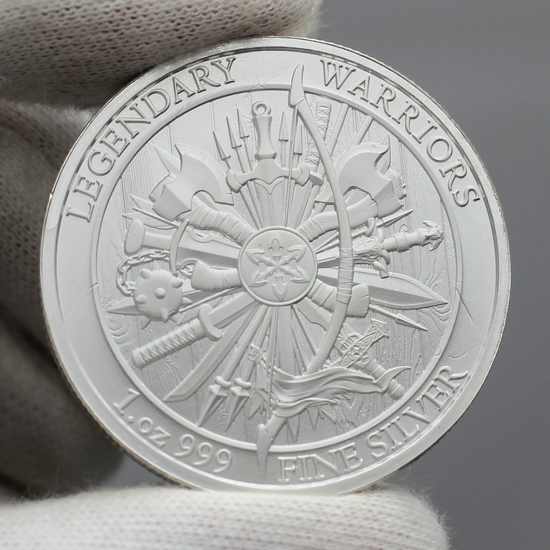 Achilles Legendary Warriors Series 1oz .999 Silver Round | SilverTowne