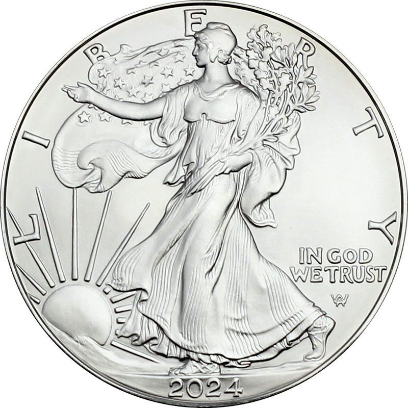 2024 Silver American Eagle BU SilverTowne