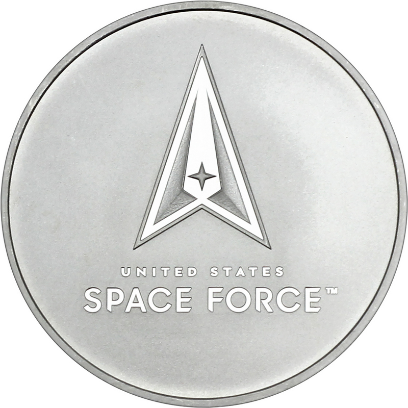 United States Space Force Challenge Münze – Sammler- & Geschenkmünze Mit Space Force & Space Command Logo | Für Veteranen & Militärfans