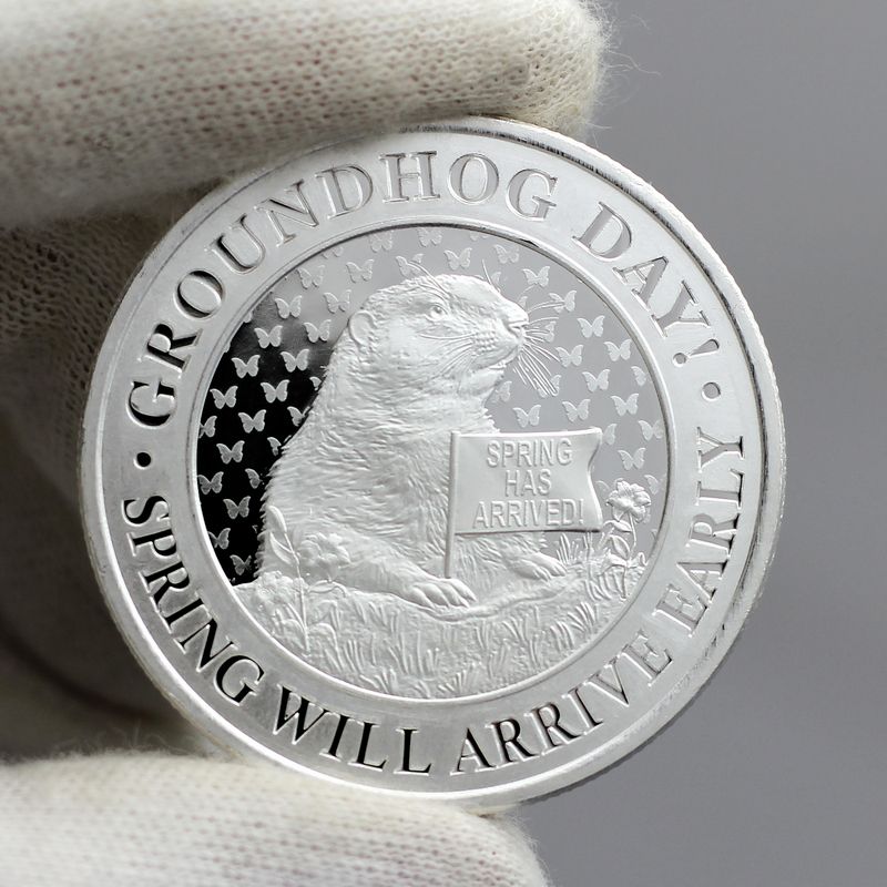 Groundhog Day 1oz Silver Round | SilverTowne