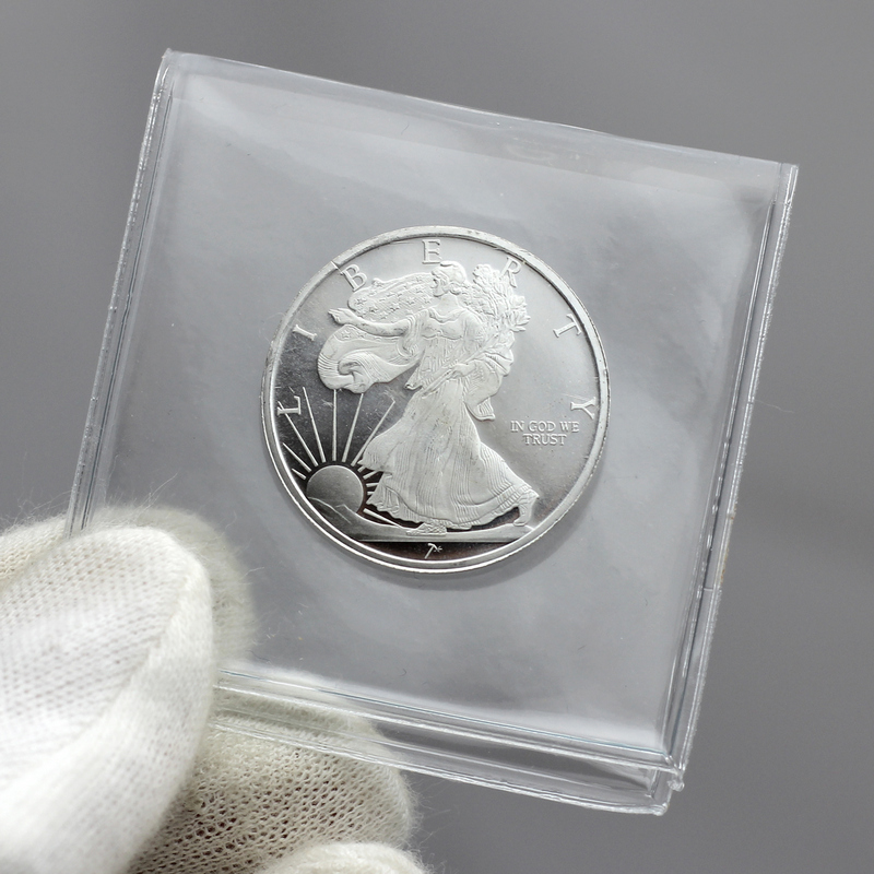 Walking Liberty Replica 1/4oz Silver Medallion Bullion