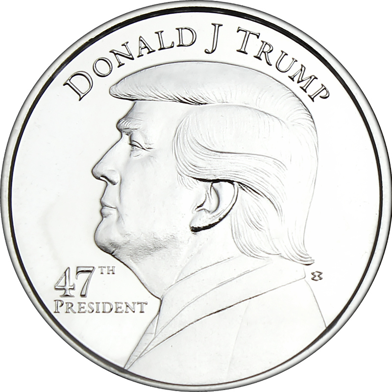 Trump 47th President 1oz .999 Silver Round | SilverTowne