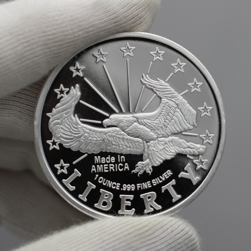 1 oz Liberty Eagle Silver Medallion Design | SilverTowne