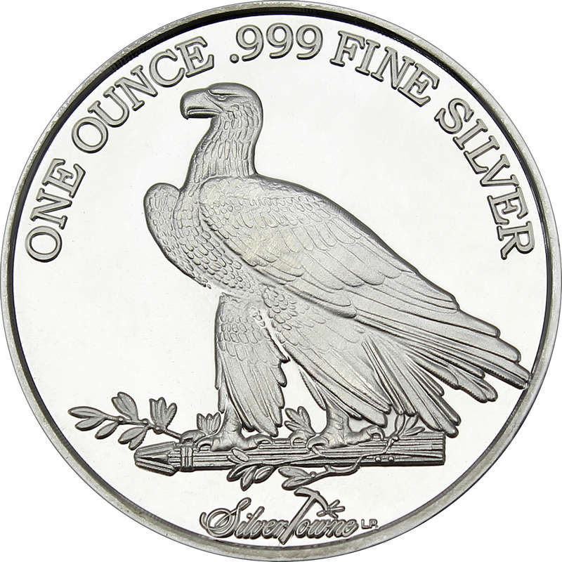 $10 Gold Indian Replica Silver Round | SilverTowne