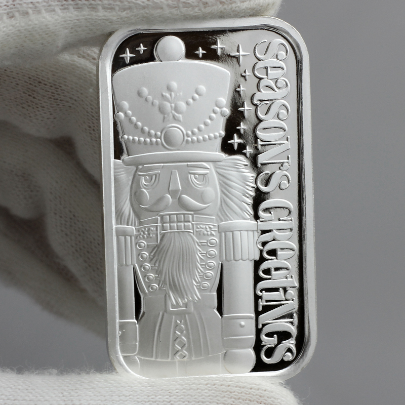 Traditional Nutcracker 1oz Silver Bar | SilverTowne