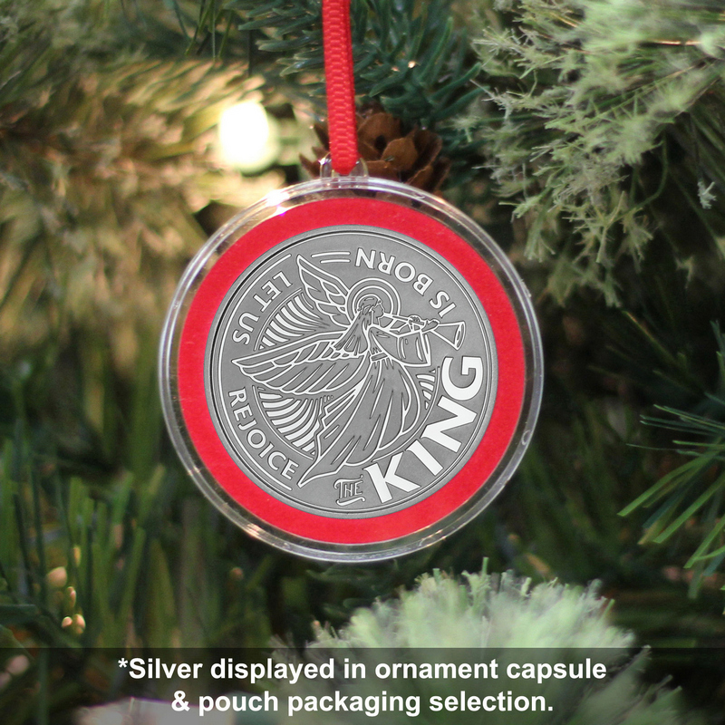Silver 925 大賢者 聖書 アンティーク 骨董 純銀 ROEN joy 2026 Let Us Rejoice the King is Born Angel 1 oz .999 Silver