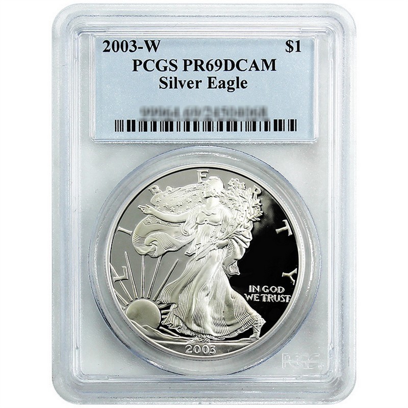 PCGS PR69 DCAM 2003-W American Silver Eagle Proof