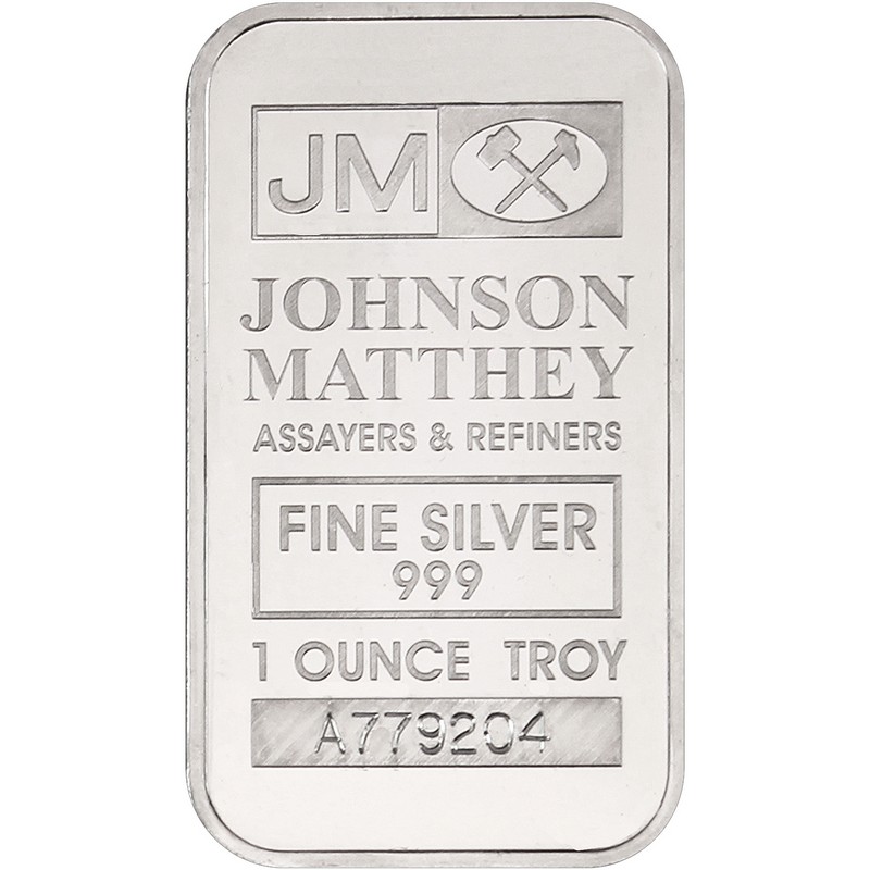 Johnson Matthey 1oz Silver Bars | SilverTowne