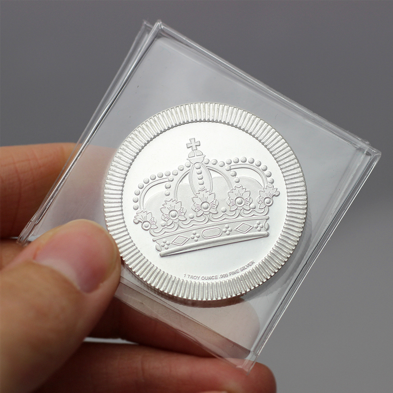 Crown Stackables SilverTowne 1 oz Pure Silver Medallions