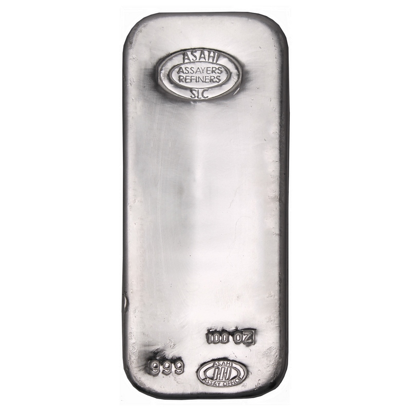 SilverTowne - Asahi 100oz .999 Silver Bar