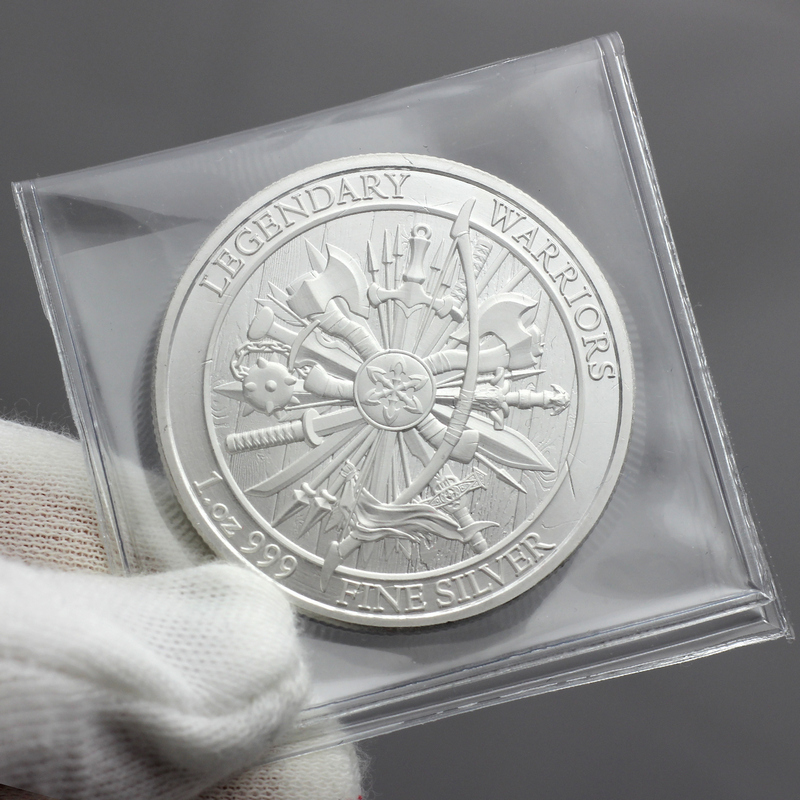 Spartacus Legendary Warriors Series 1oz .999 Silver Round