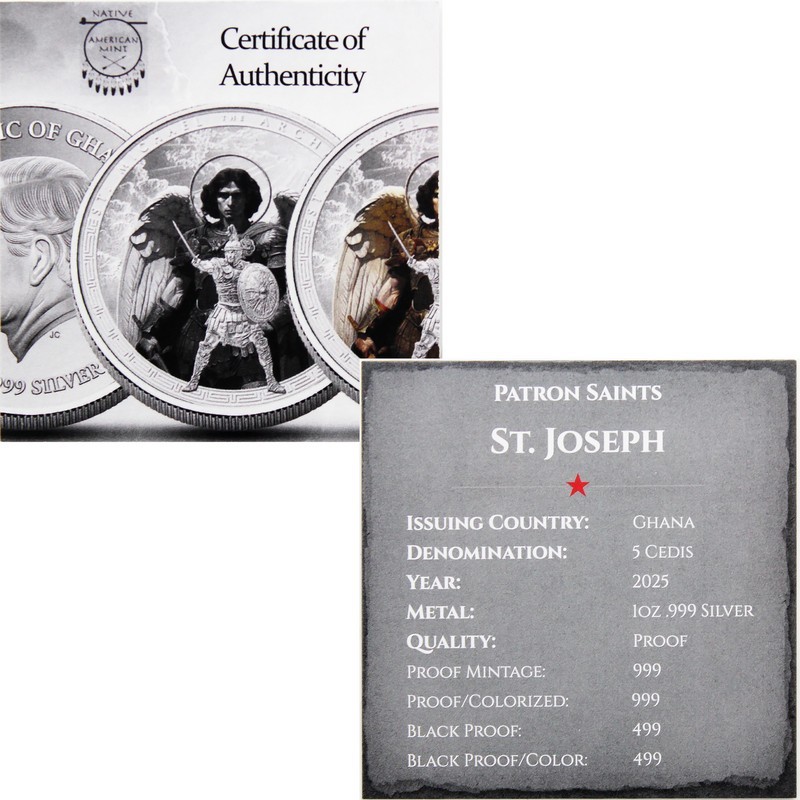 Colorized St. Joseph 1oz Coin | SilverTowne