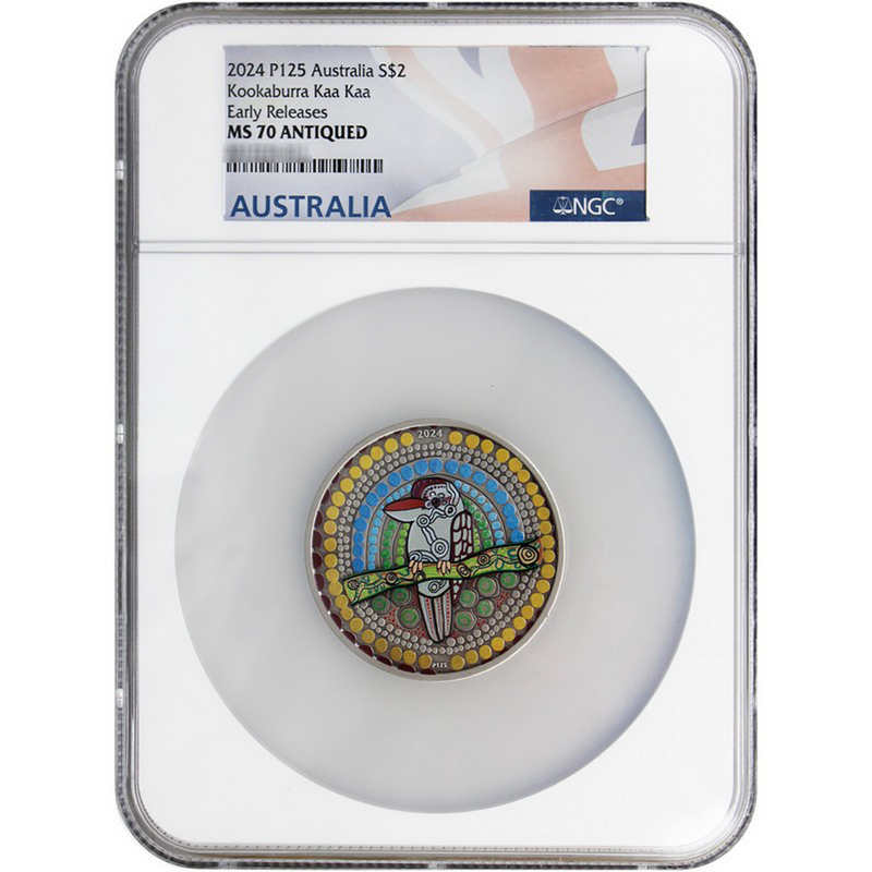 2024 パラオ マーメイド 5ドル プルーフ 銀貨 NGC PR70DCAM