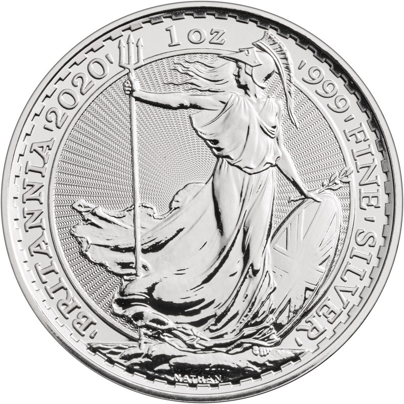 2020 British Royal Mint Gold Britannia 1 oz Coin