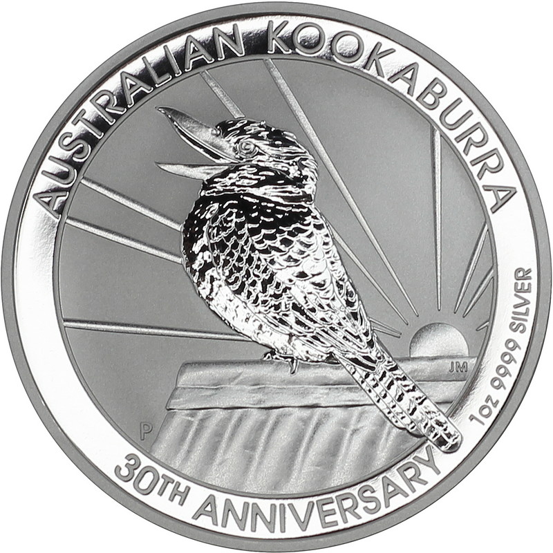 2020-P $1 1 oz Australian Silver Kookaburra .9999 BU Perth Mint